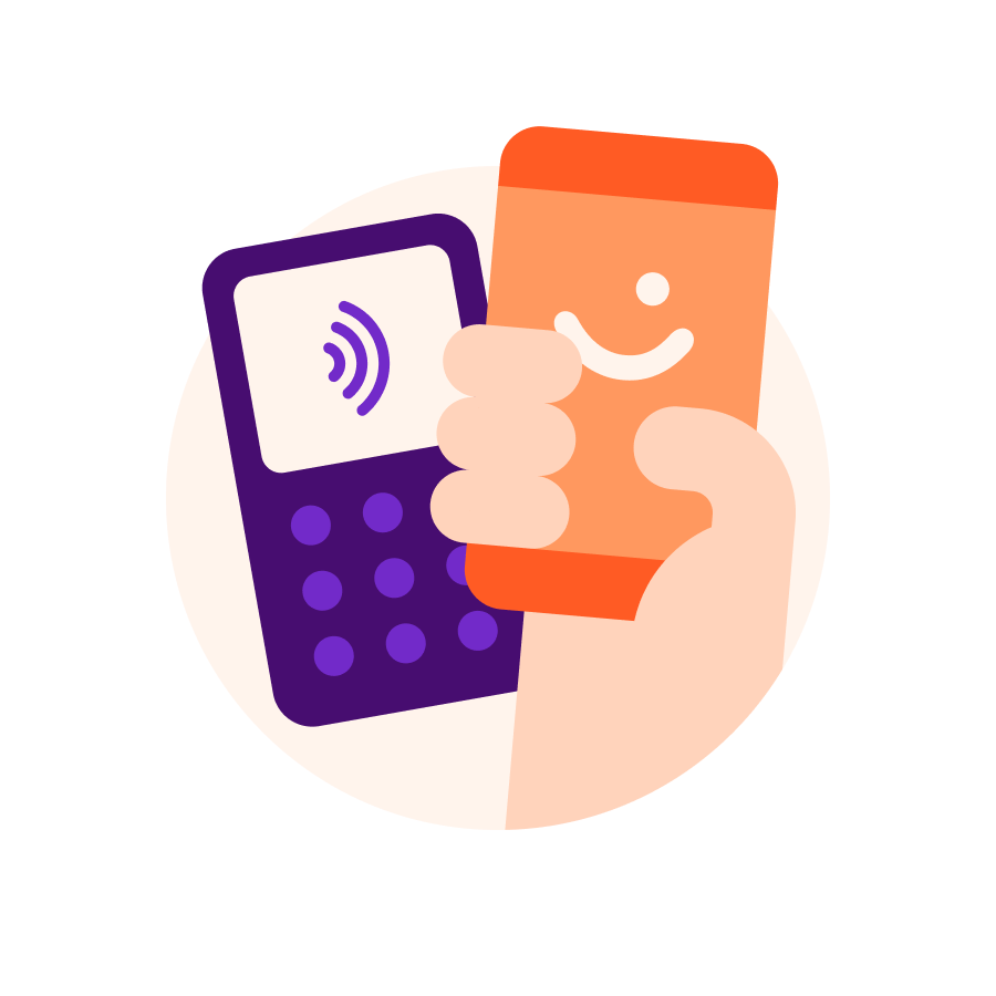 Illustrasjon tæpping med vipps.