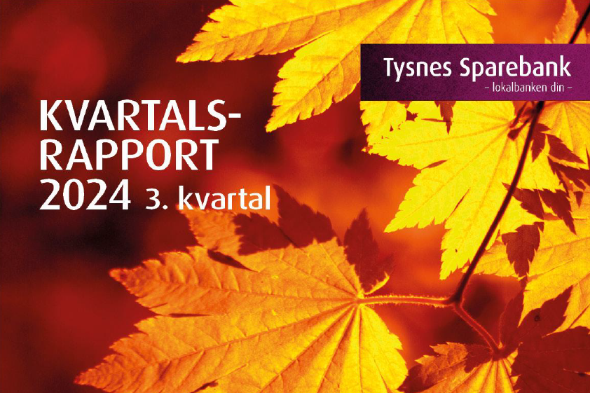 Bilde fra fremsiden av kvartalsrapporten for tredje kvartal i 2024