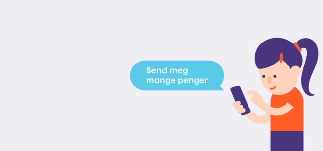Send meg mange penger